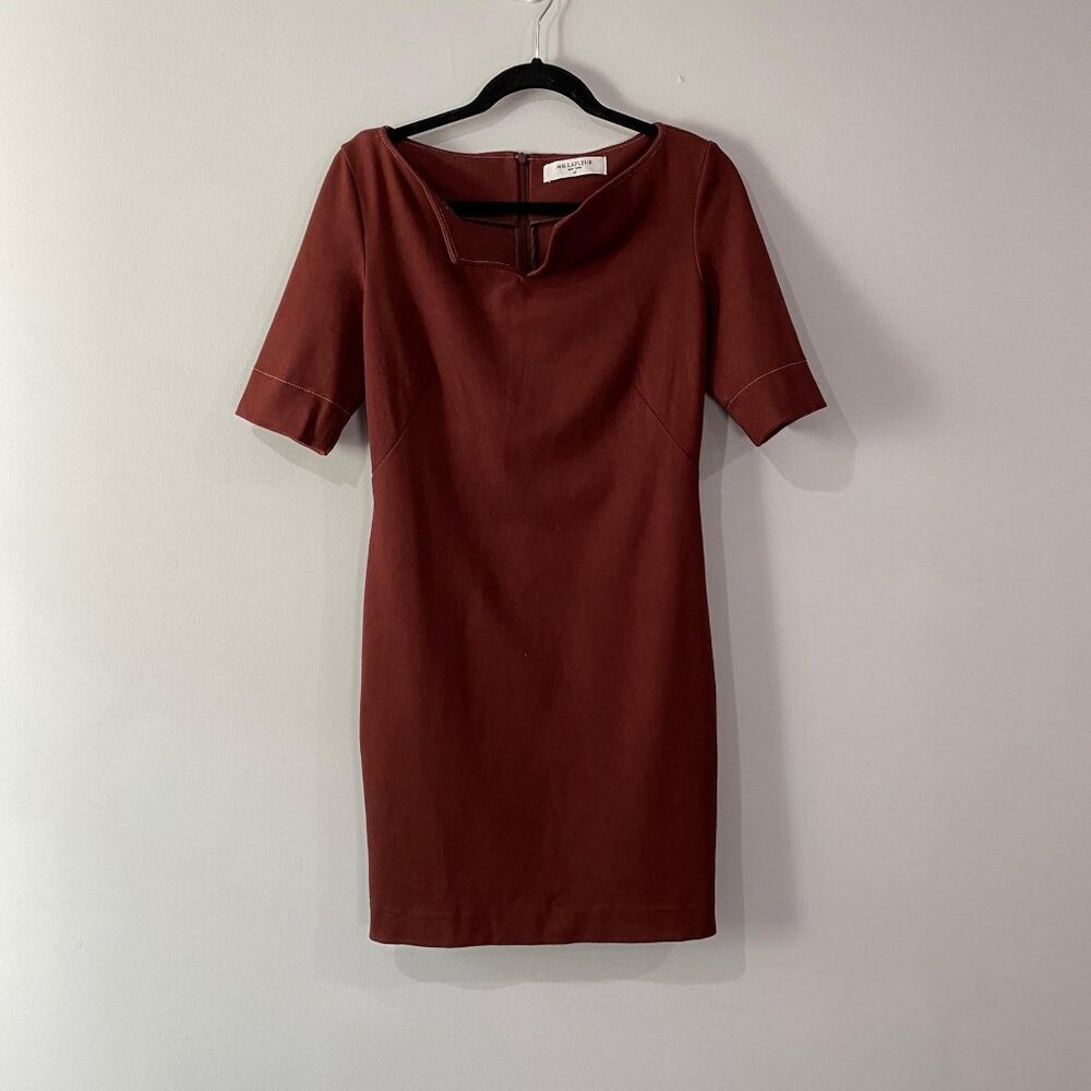 MM Lafleur Brown Dress Size 10